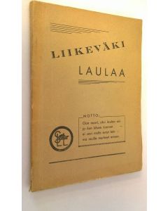 käytetty kirja Liikeväki laulaa