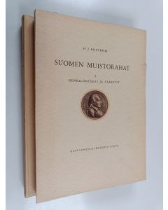 Kirjailijan Henrik Johannes Boström käytetty kirja Suomen muistorahat 1-2