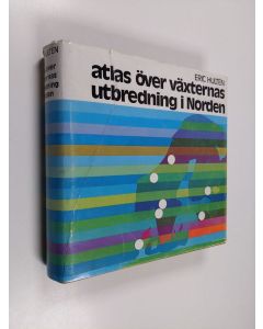 Kirjailijan Eric Hultén käytetty kirja Atlas över växternas utbredning i Norden - fanerogamer och ormbunksväxter