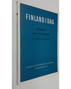 Kirjailijan Björn Collinder käytetty kirja Finskan som kulturspråk