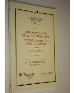 käytetty kirja Kansainvälinen keväthuutokauppa 26.4.1998