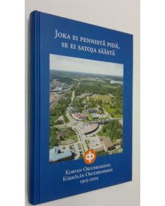 Kirjailijan Urpu-Kaarina Yli-Laurila käytetty kirja Joka ei pennistä pidä, se ei satoja säästä : Korven osuuskassasta Kärkölän osuuspankiksi 1905-2005