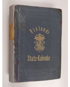 käytetty kirja Finlands stats-kalender 1896