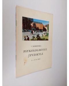 käytetty teos 7. Nordiska psykologmötet Jyväskylä 1.-5.8.1965