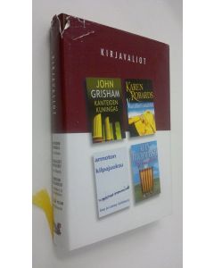 käytetty kirja Kirjavaliot : Grisham, John : Kanteiden kuningas ; Pobards, Karen : Vaaralliset rantaleikit ; Salisbury, Gay & Laney : Armoton kilpajuoksu ; Titchmarsh, Alan : Isä jää yksin