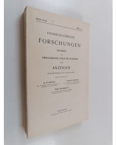 Tekijän E. N. ym. Setälä  käytetty kirja Finnish-ugrische Forschungen zeittschrift für finnisch-ugrische sprach- und volkskunde nebst Anzeiger unter mitwirkung von fachgenossen 18