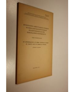 Kirjailijan Ukko Rummukainen käytetty kirja Hyönteisten aiheuttamasta tuoreen kuorellisen havupuutavaran pilaantumisesta ja sen kemiallisesta estämisestä = On deterioration of green softwood caused by insects and its chemical control