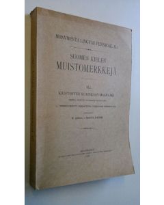 käytetty kirja Kristoffer kuninkaan maanlaki 2, Toisintotekstit verrattuina Tukholman Codexiin B 96 (lukematon)