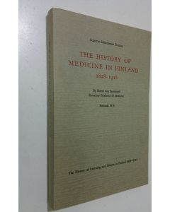 Kirjailijan Bertel von Bonsdorff käytetty kirja The history of medicine in Finland 1828-1918