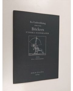 Kirjailijan William Addison Dwiggins käytetty teos En undersökning rörande böckers fysiska egenskaper