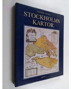 Kirjailijan Nils-Erik Landell käytetty kirja Stockholmskartor