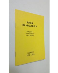 käytetty teos Borgå folkhögskola : läsåret 1974-1975