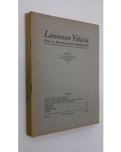 käytetty teos Luonnon ystävä vuosikerta 1926