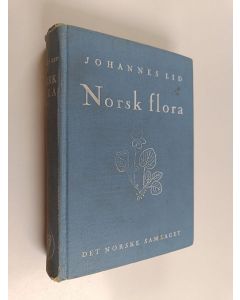 Kirjailijan Johannes Lid käytetty kirja Norsk flora