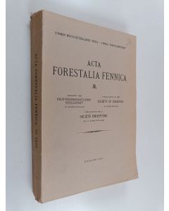 käytetty kirja Acta forestalia Fennica 31