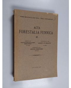 käytetty kirja Acta Forestalia Fennica 37