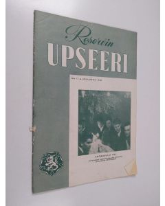 käytetty teos Reservin upseeri n:o 12/1958