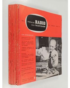 käytetty teos Populär radio och television vuosikerta 1954