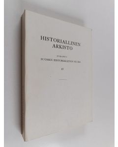 käytetty kirja Historiallinen arkisto 67