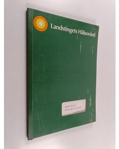 käytetty kirja Landstingets hälsovård - Psyko-social delstudie