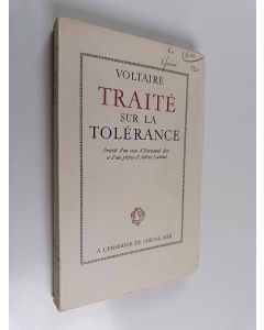 Kirjailijan Voltaire käytetty kirja Traité sur la tolérance