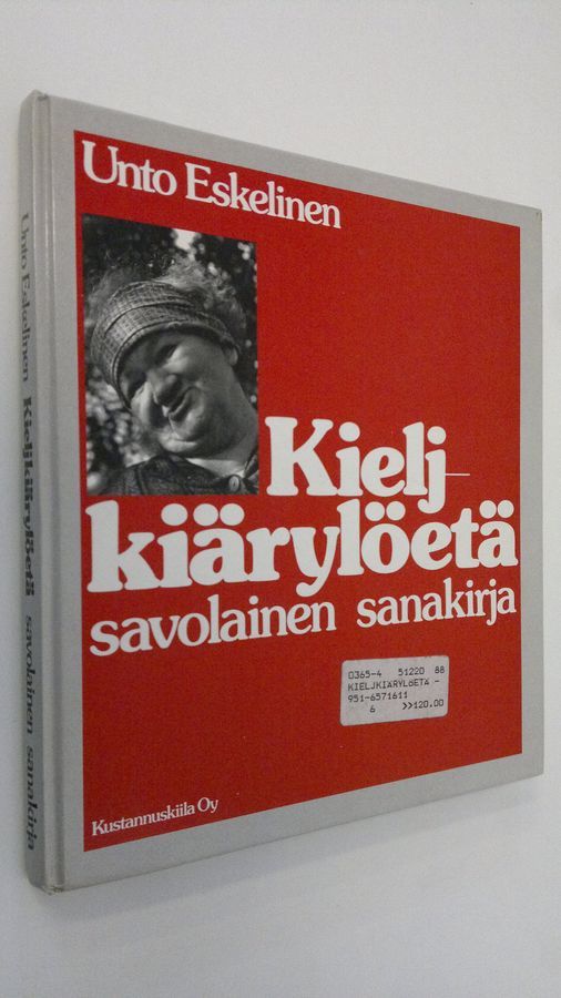 Buy Eskelinen: Kieljkiärylöetä : savolainen sanakirja | Unto Eskelinen |  Used Book Store Finlandia Kirja