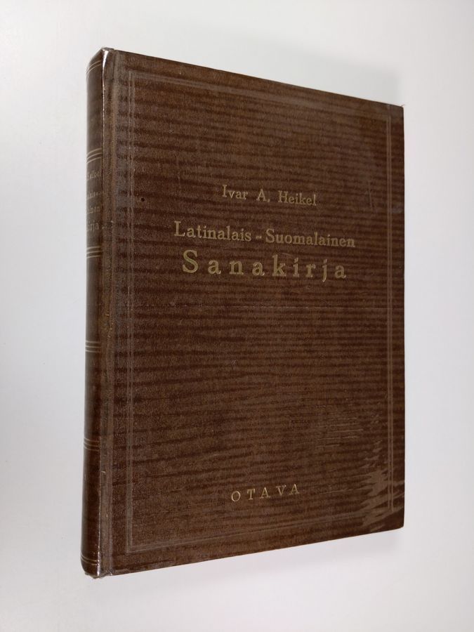 Osta Heikel: Latinalais-suomalainen sanakirja | Ivar A. Heikel |  Antikvariaatti Finlandia Kirja