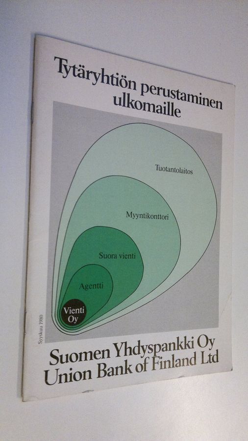 Juhani Anttila : Tytäryhtiön perustaminen ulkomaille