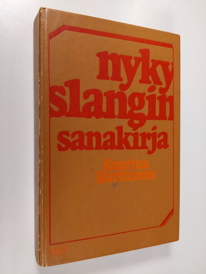 Osta Karttunen: Nykyslangin sanakirja | Kaarina Karttunen | Antikvariaatti  Finlandia Kirja