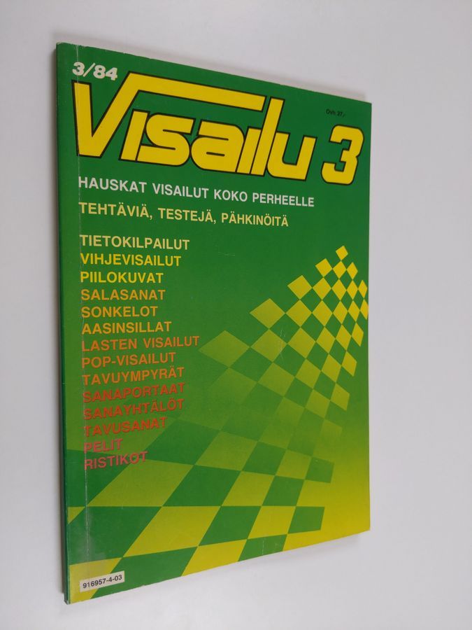 Buy : Visailu 3 | | Used Book Store Finlandia Kirja