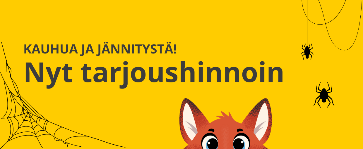 Kauhua ja jännitystä nyt tarjoushinnoin!