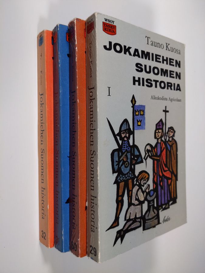 Tauno Kuosa : Jokamiehen Suomen historia 1-4